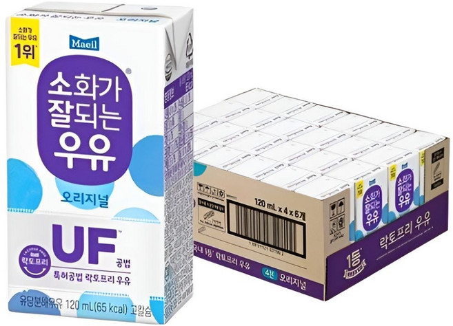 남양 매일유업 소화가 잘되는 우유 오리지널 mini