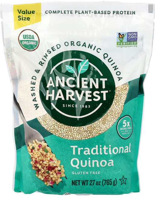 아이허브 세척 퀴노아 전통 퀴노아 765g(27oz), ANC12007, 1개