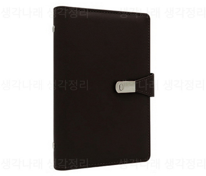 생각나래 생각정리 명함 보관함 명함수첩 명함집 카드 정리함 명함꽂이 - 150칸, 블랙, 1개, 1단