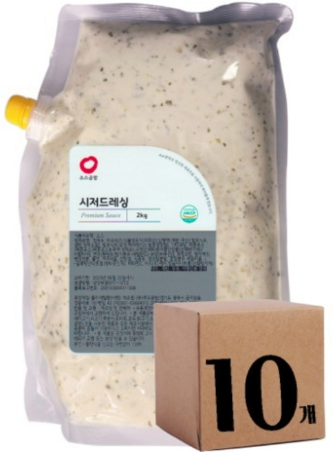 시저 드레싱 (2Kg 10개), 2kg, 10개