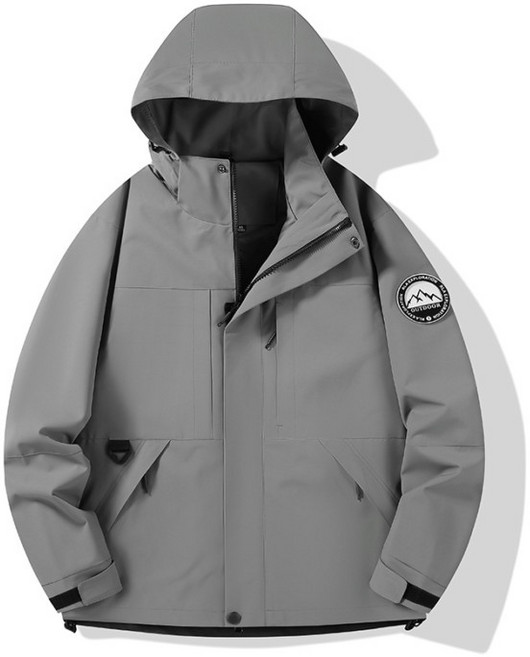 男/女戶外衝鋒衣春秋薄款風衣外套防水防風可印Logo團購