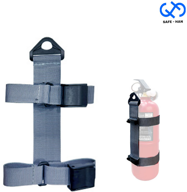 차량용 소화기 고정 거치 벨트, 차량용소화기(0.7kg) 고정 벨트, 1개