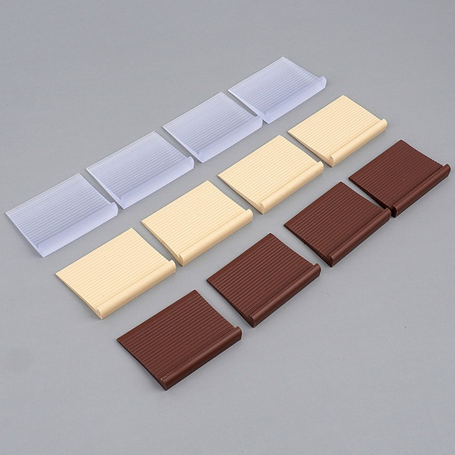 가구 받침대 6cm x 4개입 가구받침대 충격흡수 가구높이조절 가구지지대 가구받침패드, 1개, 브라운