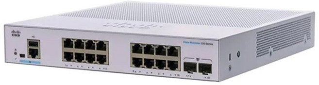 시스코 CISCO CBS250-16T-2G-EU L2 스위칭허브 기가 16포트 2SFP