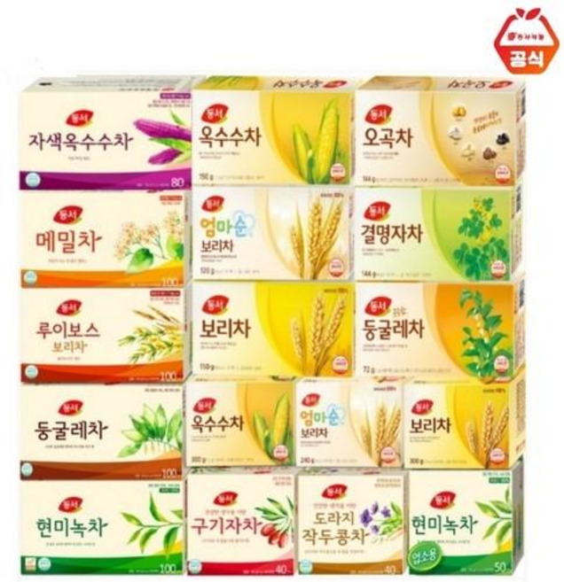 동서 루이보스 보리차 티백 플라보노이드 함유, 1.5g, 25개입, 2개