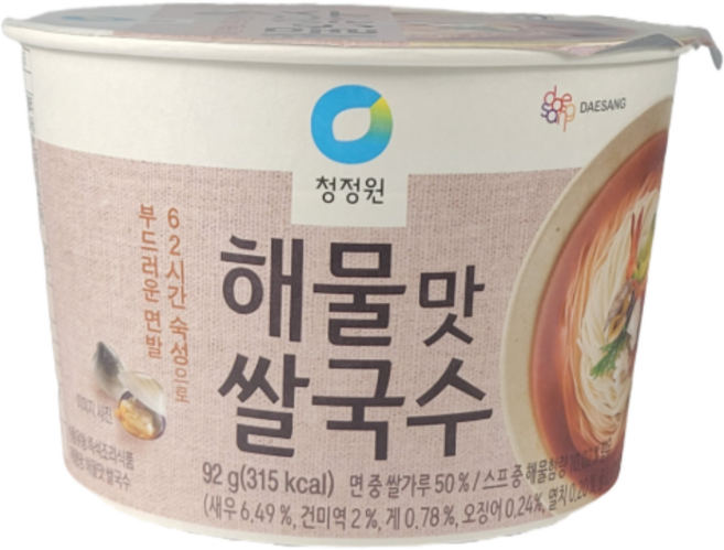 종가집 해물맛 쌀국수, 92g, 12개