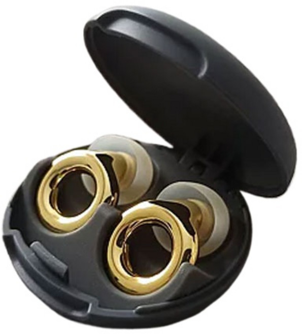 Loop 익스페리언스 플러스 노이즈 감소 이어 플러그 2세대 샴페인 골든, 1개, 1쌍