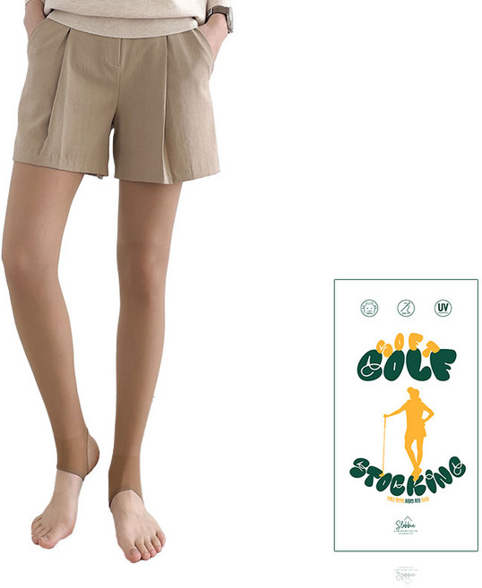 UV차단 아이스 냉감 쿨링 30D 골프 스타킹