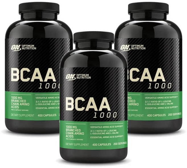 옵티멈 뉴트리션 BCAA 1000mg 400정, 3개 - 쿠팡