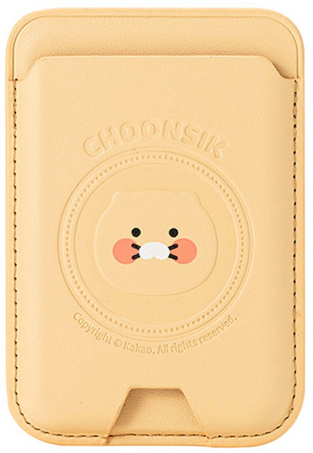 카카오프렌즈 맥세이프 카드지갑 라이언 어피치 춘식이, 춘식이써클, 1개