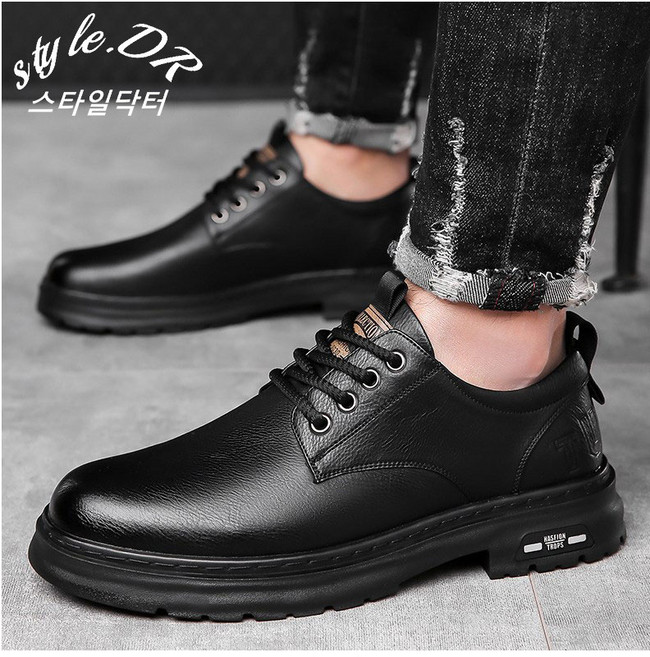 스타일닥터 남자 키높이 구두 로퍼 정장 로퍼 캐주얼화 사계절 통근용 가죽신발