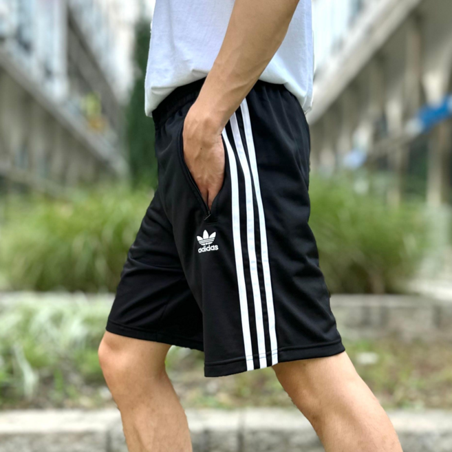 아디다스 FBSHO 남성 반바지 쇼츠 파이어버드 아디컬러 밴딩 운동복 트레이닝복 하의 블랙