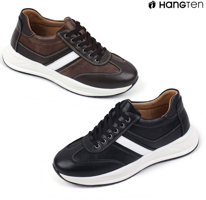 행텐 HT-6022 남성 천연 소가죽 스니커즈 단화 캐주얼화 운동화 남자신발