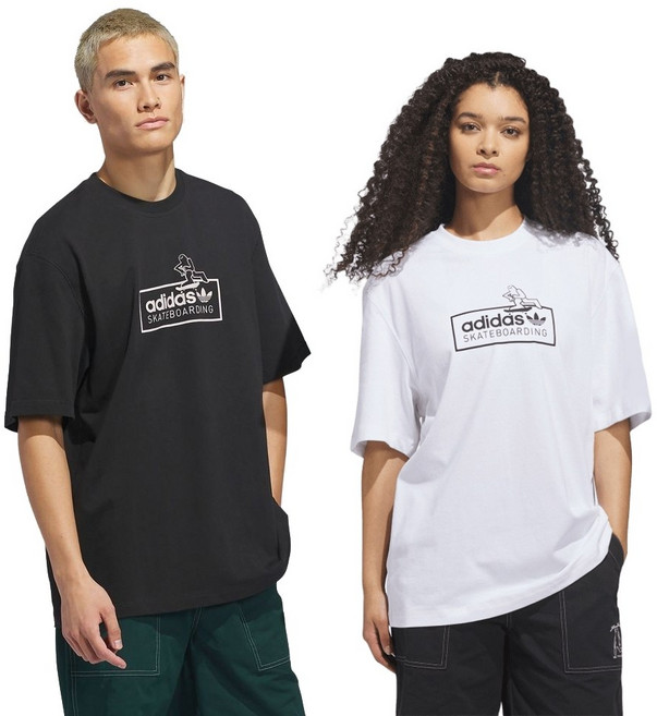 ADIDAS GONZ LOGO 圓領T恤, KF1835(黑),XXL, 黑