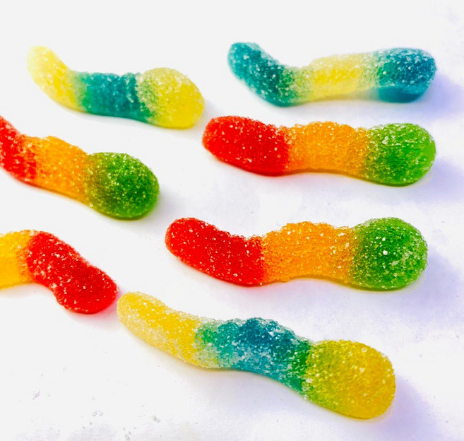 HARIBO 哈瑞寶 酸蟲Q軟糖 200公克 口味軟糖 進口軟糖, 1個, 7C-哈瑞寶酸蟲 400公克