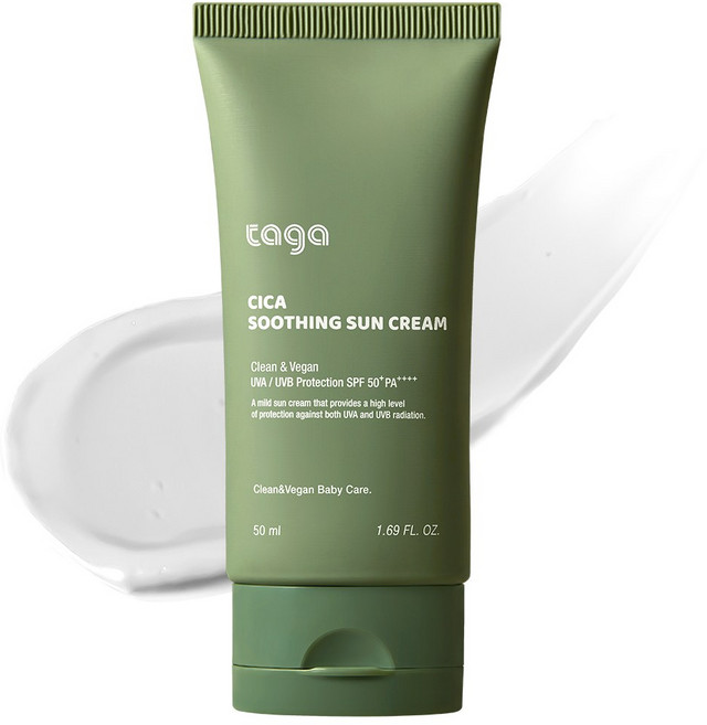 타가 시카 선크림 무기자차 저자극 순한선크림 SPF50+ PA++++, 50ml, 1개