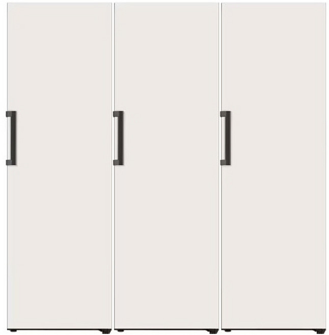 [색상선택형] LG전자 오브제 321L 좌열림 컨버터블 세트 메탈 냉장고 + 냉동 + 김치냉장고 XYZ323MEF 방문설치, Xyz323mef/색상선택형lg