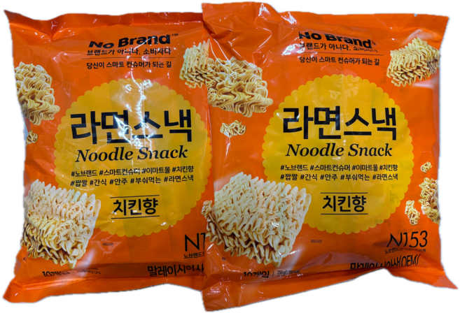노브랜드 라면스낵 250g x 2, 2개