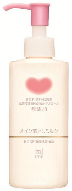 COW 牛乳石鹼 無添加卸妝乳, 1個, 牛乳石鹼 150ml卸妝乳-瓶裝, 150ml