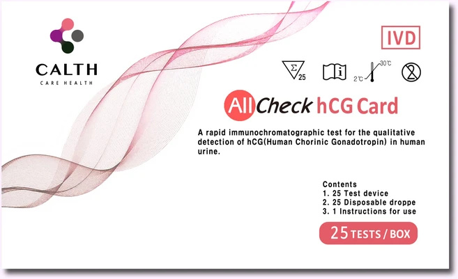 켈스 임신 테스트기 All Check HCG card (25T), 1개 - 쿠팡