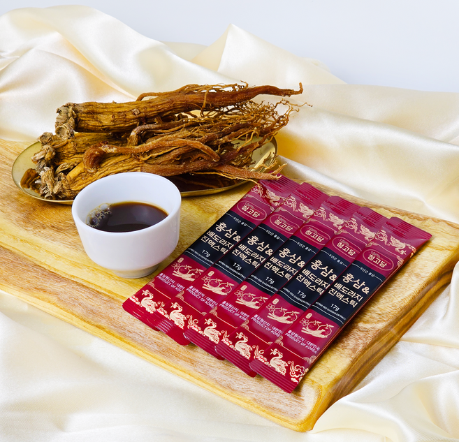 [청고미담] 홍삼&(홍삼앤) 배도라지 진액스틱 홍삼스틱 배도라지스틱 실속형, 20개, 17g