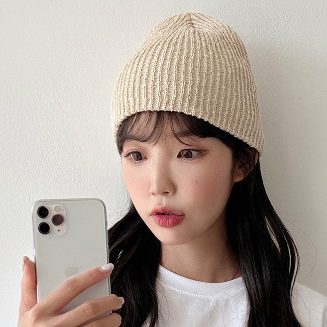 [국내생산] 니트 비니 6color