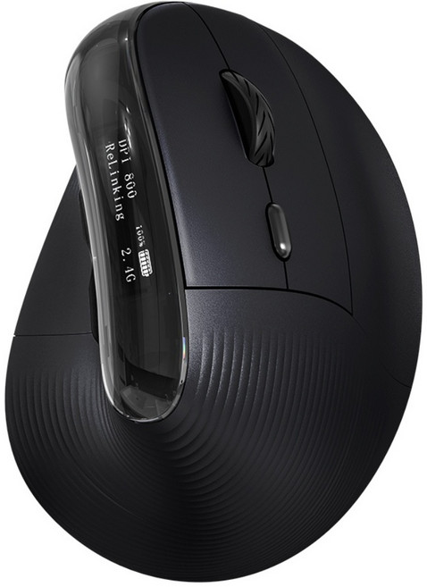 제닉스 STORMX VM4BT 무선 블루투스 버티컬 마우스, 블랙