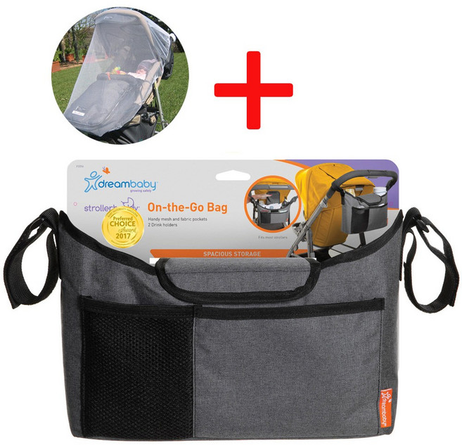드림베이비 온더고 유모차 가방 +유모차모기장 증정 / 한정수량 창고방출 / 외출용품, 그레이, 1개