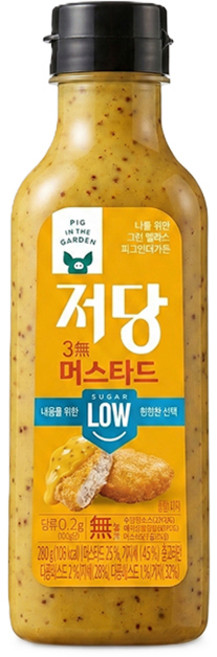 삼립 저당 머스타드 280g, 단품, 단품