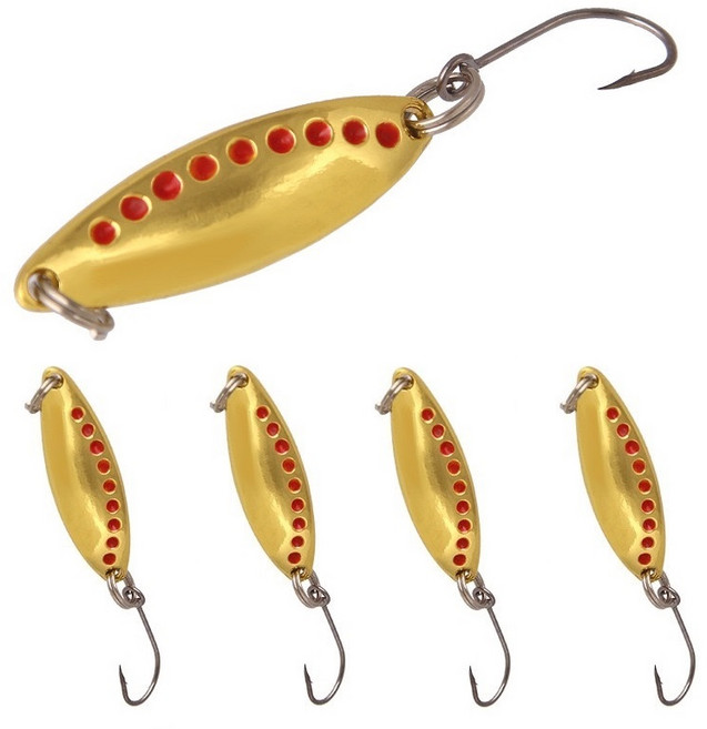 메탈지그 5종 세트, 2.5g, 골드, 1개