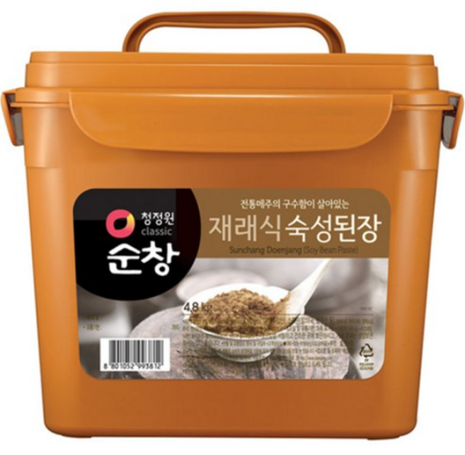 청정원순창 재래식 숙성된장, 4.8kg, 7개