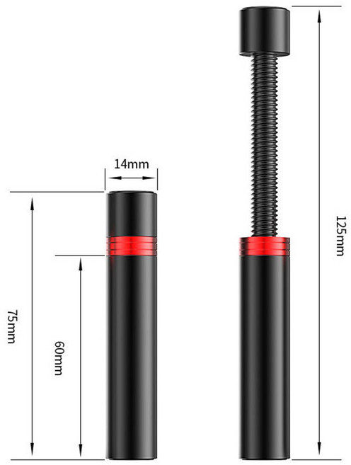 그래픽카드 지지대 받침대 자석 길이조정, 대형