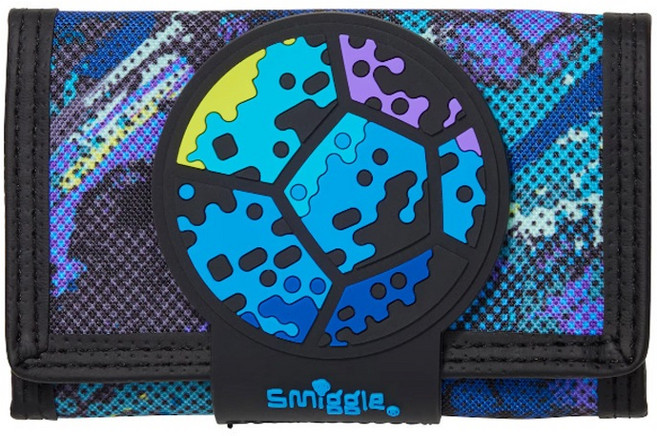 Smiggle 藍色 急速 足球 雙肩背包, 1個, 藍色急速足球錢包