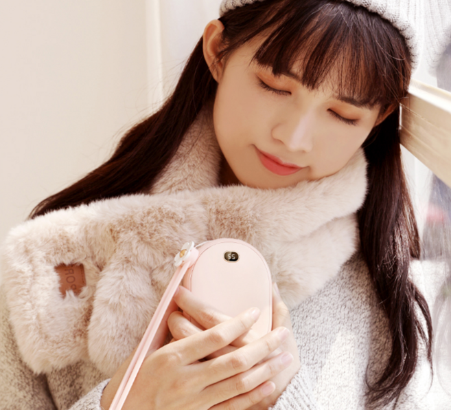 판다몰 순간발열 손난로 보조배터리 대용량 10000mA USB 충전식 멀티 손난로 KC인증 핫팩 (충전기 5V/2A 필요) hangat tangan, 화이트+충전기