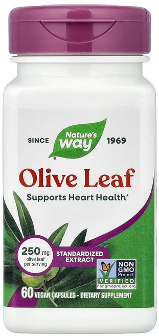 네이처스웨이 프리미엄 추출물 올리브 잎 250mg 베지 캡슐 60정, NWY64000, 1개 - 쿠팡