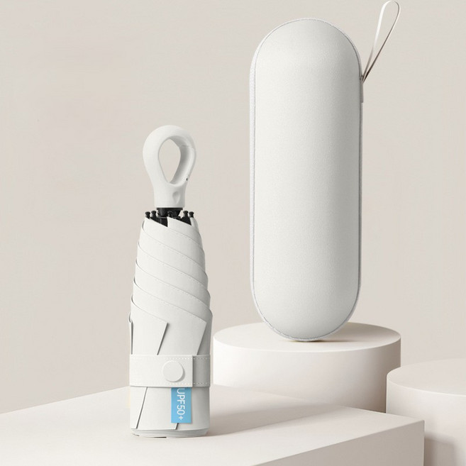 몰랑이마켓 UV차단 링 손잡이 미니 우산