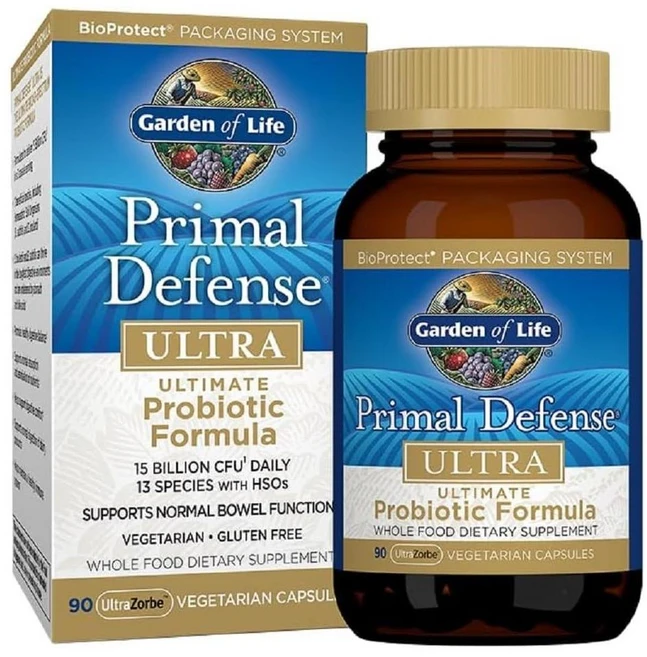 가든오브라이프 프리말 디펜스 울트라 프로바이오틱 포뮬라 캡슐 Garden of Life Primal Defense ULTRA, 1개, 90정 - 쿠팡