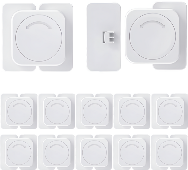 몽쉘과술빵 고급형 아기 서랍잠금장치 세트 KC 인증, 10개, 일자형