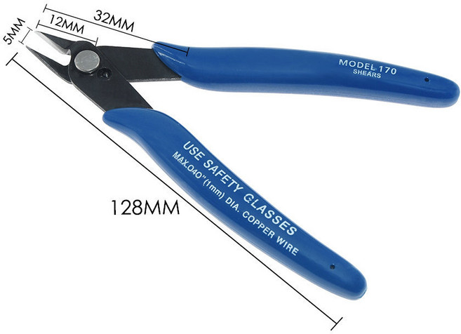 PLATO-170 정밀 전자 니퍼 / 사선 커터 플라이어, 1개