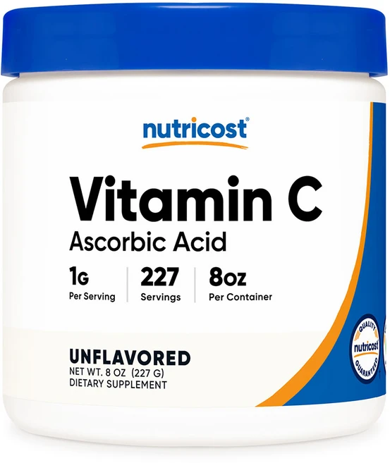 뉴트리코스트 비타민C 파우더 Vitamin C powder 0.5LB 무맛, 227g, 1개 - 쿠팡