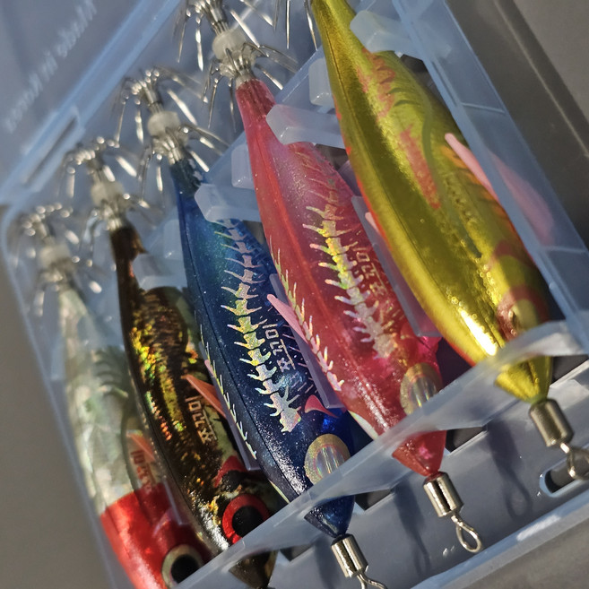 [본사정품]써모랩 씨넥스(SEANEX) 쪼꼬미에기 JN10 축광 5종세트 쭈꾸미낚시 갑오징어낚시 수평에기, 1세트, 5.3g, 25년 케이무라 쭈꾸미5종베스트세트(각1개씩)