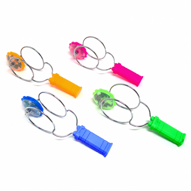 뱅뱅 UFO 팽이 1개 LED 불빛 자석 고리 장난감 굴렁쇠 자이로C&amp;C