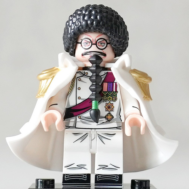 핸드브릭 팩토리 커스텀 미니브릭 피규어 원피스 해적 호환 블록호환, 075. 원수 센고쿠, 1개