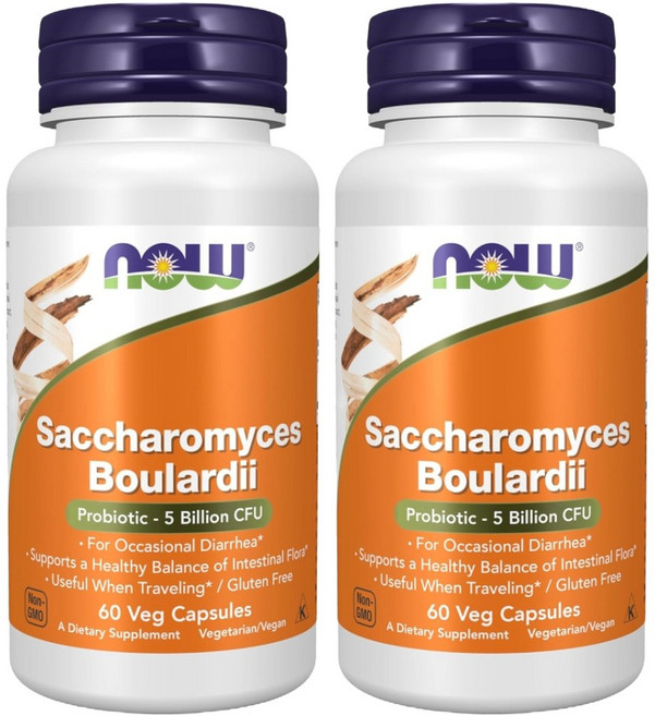 나우푸드 사카로미세스 보울라디 Saccharomyces 유산균 60캡슐 x 2개