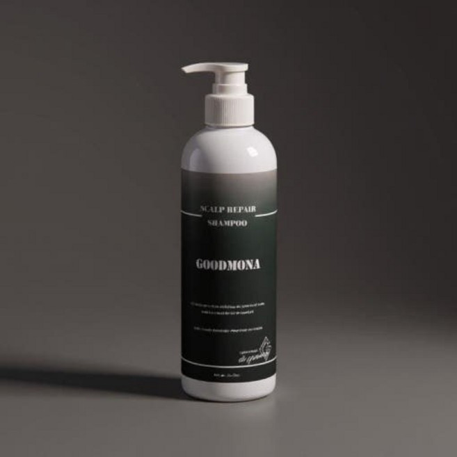 [정품] 굿모나 지루성두피염 탈모 완화 기능성 샴푸 스칼프 리페어 샴푸, 1개, 400ml