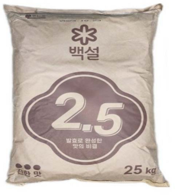 CJ제일제당 핵산 2.5 25kg / 발효조미료2.5, 1포