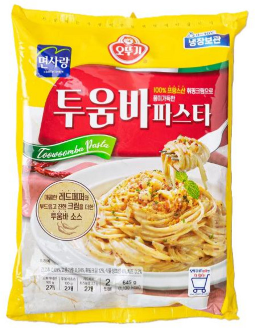 오뚜기 투움바 파스타(2인)_냉동 645g, 3세트