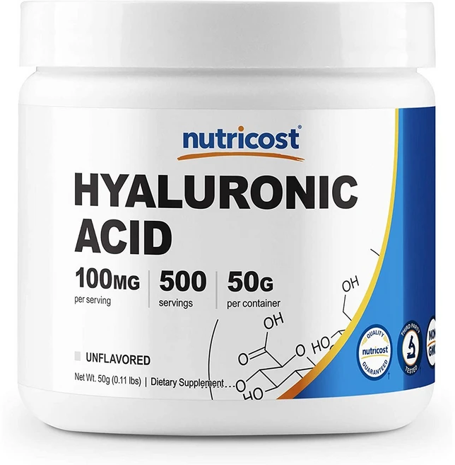 뉴트리코스트 히알루로닉 애시드 언플레이버드 글루텐 프리, 1개, 50g, 50g - 쿠팡