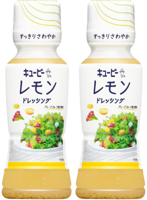 큐피 레몬 드레싱, 2개, 180ml