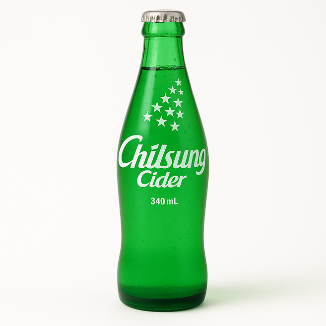 칠성사이다 병 업소용 식당, 340ml, 5개